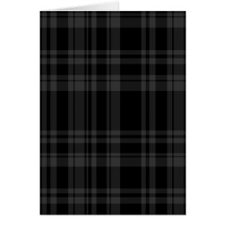 Punky Black Plaid Cards