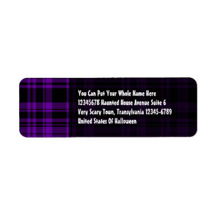 Punky Plaid Purple Label