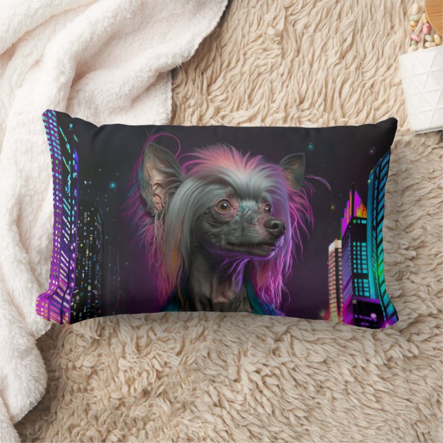 Punky the Chinese Crested Dog Pillow (Blanket)