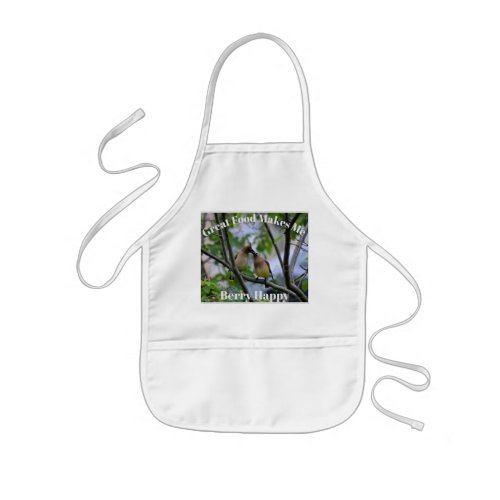 Punny Apron Birds will make you Berry Happy