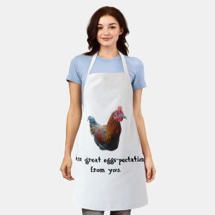 Punny Chicken Apron