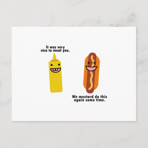 Punny Food Postcard