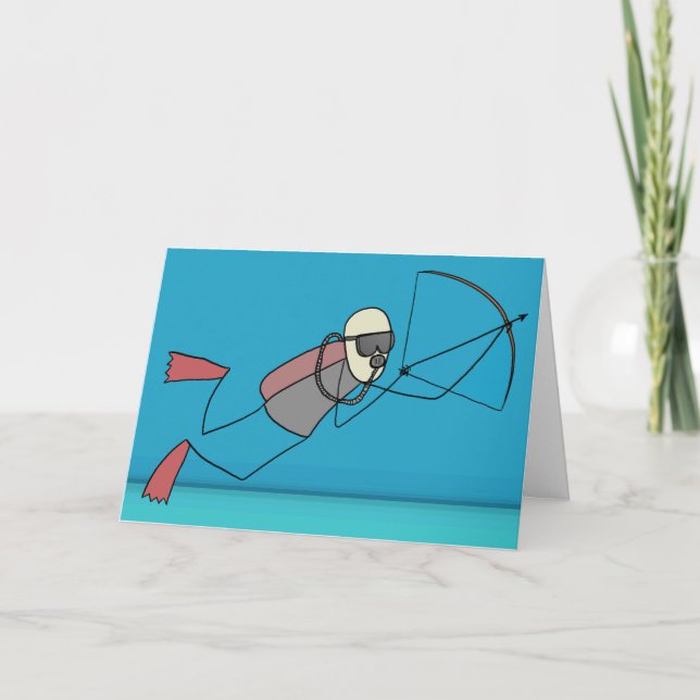 Punny Goodbye: Deep-Archer (departure) Card (Front)