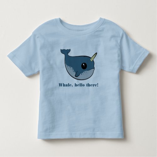 Punny Narwhal Toddler T_shirt