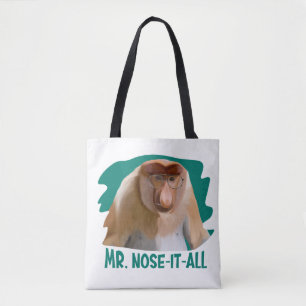 Punny Proboscis Monkey  Tote Bag