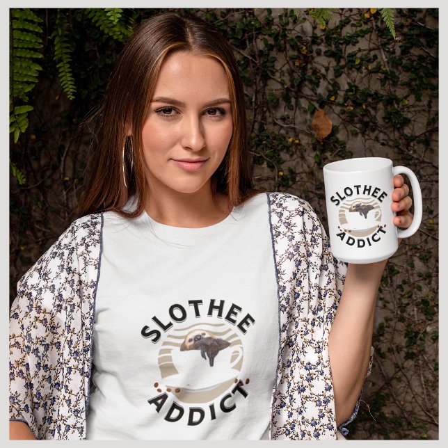Punny Sloth And Coffee Lovers  T-Shirt (Creator Uploaded)