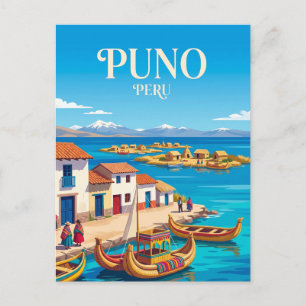 Puno Peru Postcard
