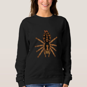 Punpkin Patch Tarantula Bird Spider Halloween Hapa Sweatshirt