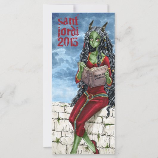 Punt de llibre Drac Sant Jordi 2013 (Back)