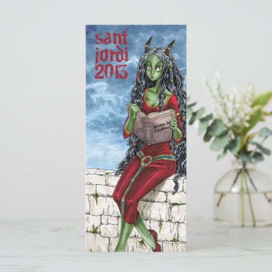 Punt de llibre Drac Sant Jordi 2013 (Standing Front)