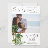 Punta Cana Beach Destination Wedding Save The Date (Front)