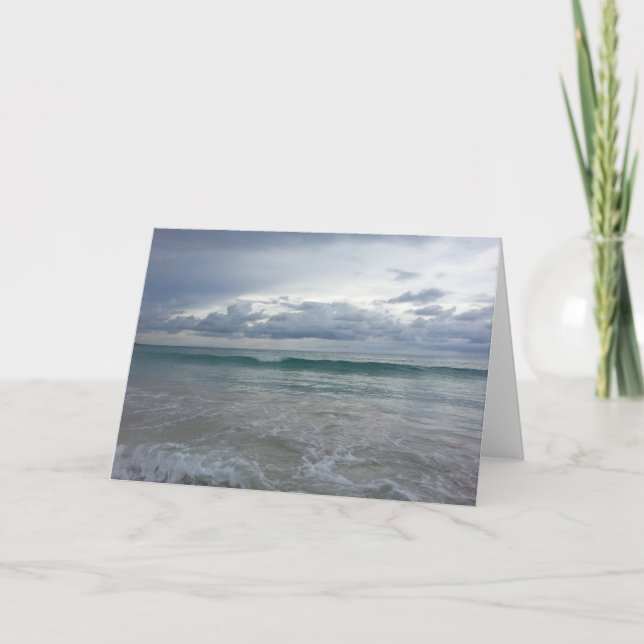 Punta Cana Beach Greeting Card (Front)