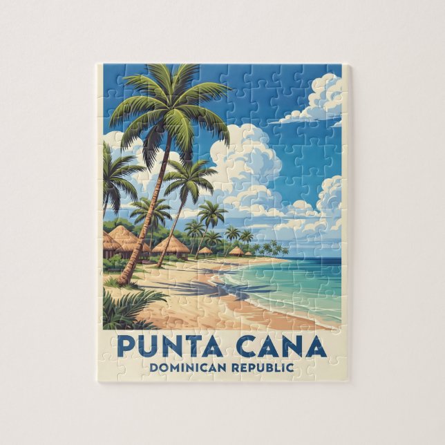 Punta cana beach paradise jigsaw puzzle (Vertical)