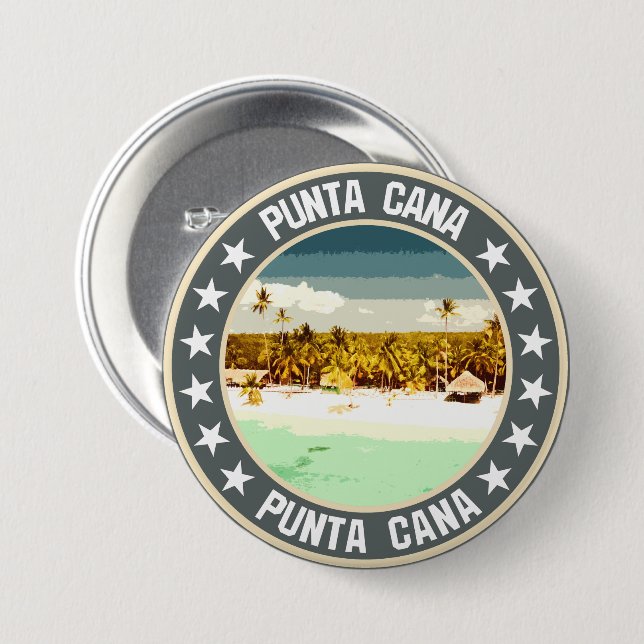 Punta Cana                                         Button (Front & Back)