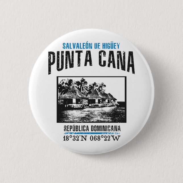 Punta Cana Button (Front)