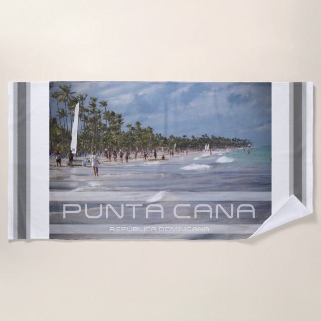 Punta Cana - Dominican Republic Beach Towel (Front)