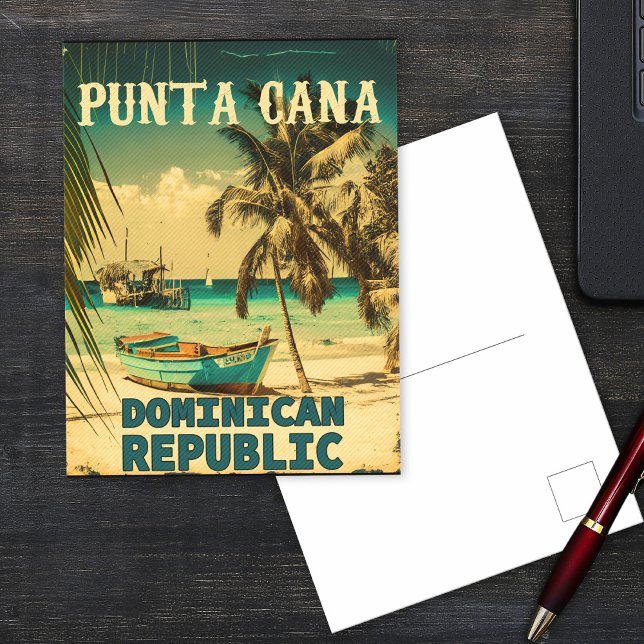 Punta Cana Dominican Republic  Beach Vintage 80s Postcard (Creator Uploaded)