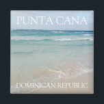 Punta Cana, Dominican Republic Beautiful Beach Magnet<br><div class="desc">This magnet offers a mini-glimpse of a beautiful,  relaxing beach in Punta Cana,  Dominican Republic.</div>