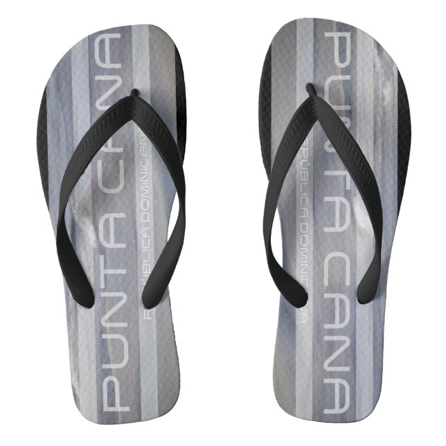 Punta Cana — Dominican Republic Flip Flops (Footbed)