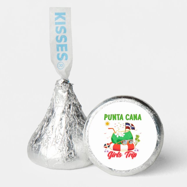 Punta Cana Dominican Republic Girls Trip  Hershey®'s Kisses® (Front)