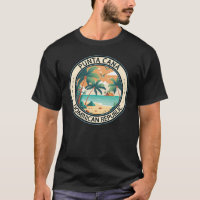 Punta Cana Dominican Republic Hut Badge T-Shirt