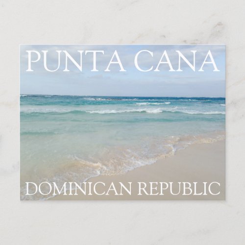 Punta Cana Dominican Republic Relaxing Beach Postcard