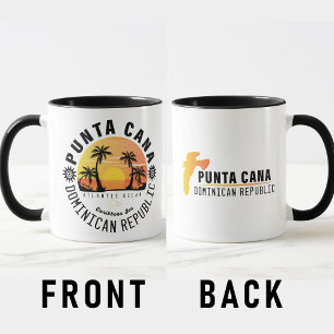 Punta Cana Dominican Republic - Retro Souvenir 60s Mug