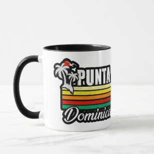 Punta Cana Dominican Republic - Retro Souvenir 80s Mug