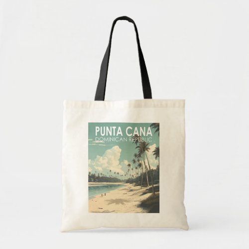 Punta Cana Dominican Republic Travel Art Vintage Tote Bag