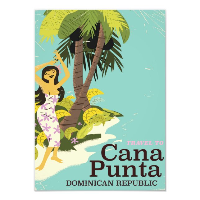 Punta Cana Dominican Republic Travel poster (Front)