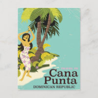 Punta Cana Dominican Republic Travel poster