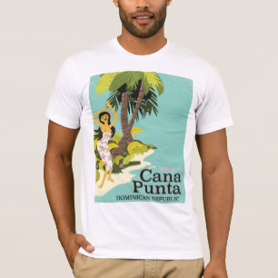 Punta Cana Dominican Republic Travel poster T-Shirt