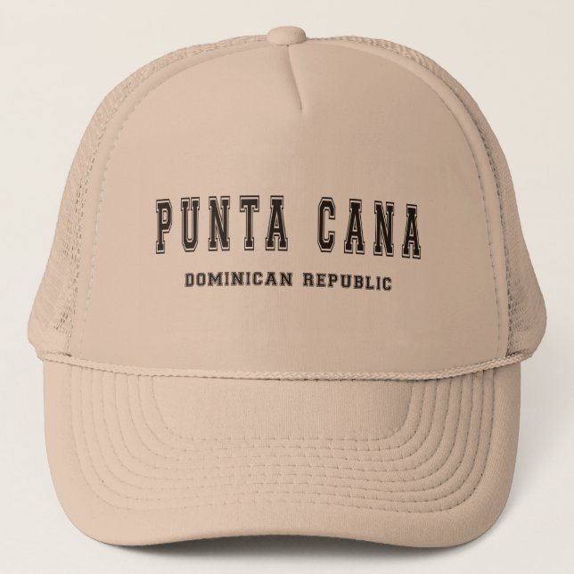 Punta Cana Dominican Republic Trucker Hat (Front)