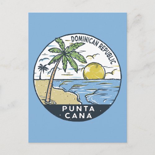 Punta Cana Dominican Republic Vintage Postcard