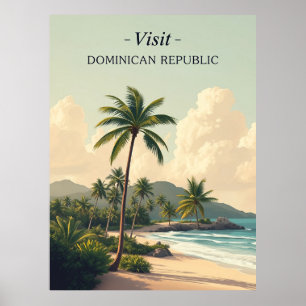 Punta Cana, Dominican Republic – Vintage Travel Poster