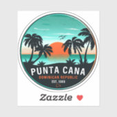 MUYU Magnete Frigorifero 3D Punta Cana Dominican – Souvenir Da Viaggio Fatto A Mano In Poliresina, Dimensioni 6x8 Cm, Decorazione Casa E Cucina, Regalo Ricordo
