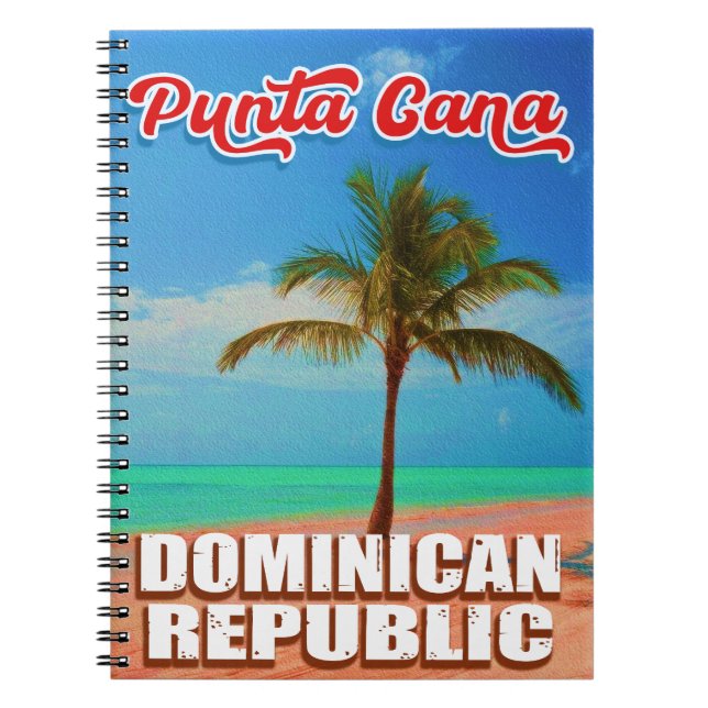 Punta Cana Dominican - Vintage Souvenir 80s Notebook (Front)