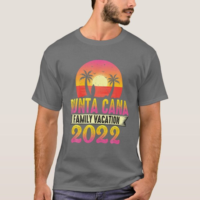 Punta Cana Family Vacation 2022 Matching Dominican T-Shirt (Front)