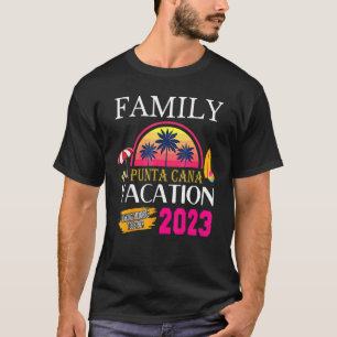Punta Cana Family Vacation 2023 Matching Dominican T-Shirt