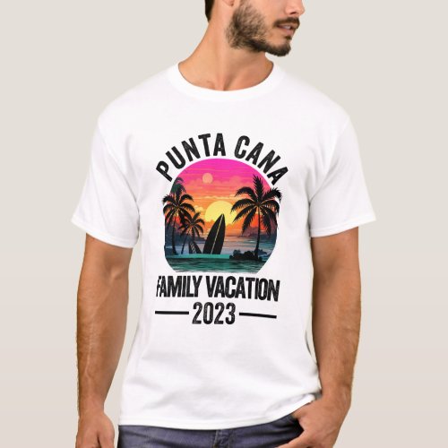 Punta Cana Family Vacation 2023 Matching Dominican T_Shirt