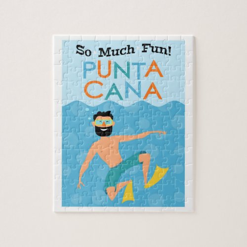 Punta Cana Fun Hipster Travel Jigsaw Puzzle