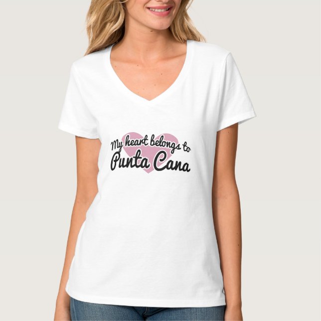 Punta Cana Heart T-Shirt (Front)