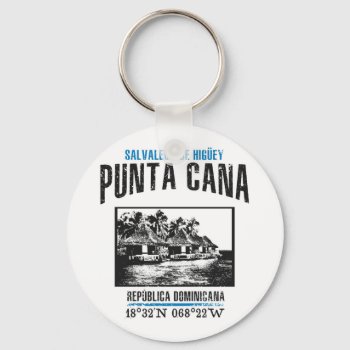 Punta Cana Keychain by KDRTRAVEL at Zazzle
