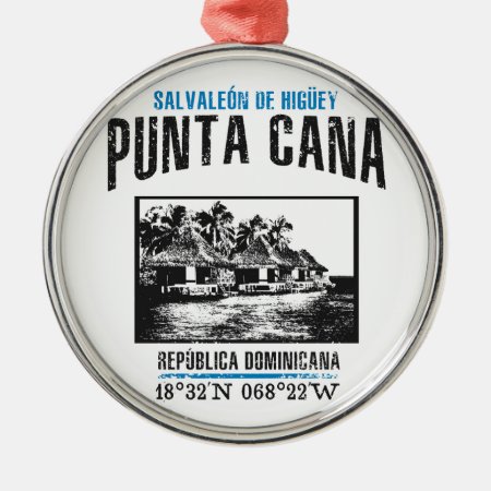 Punta Cana Metal Ornament
