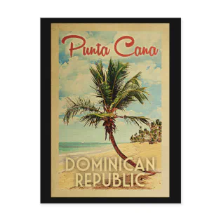 Punta Cana Postcard Dominican Republic Vintage