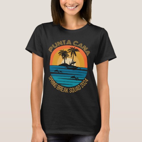 Punta Cana Souvenirs Spring Break 2024 Family T_Shirt