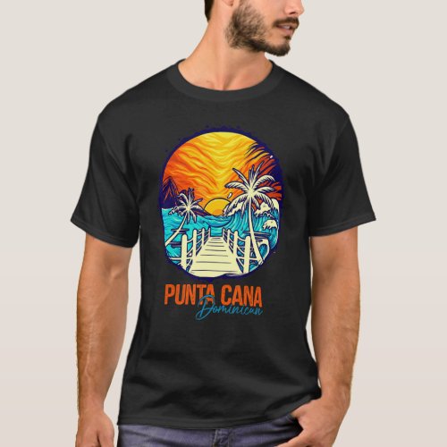 Punta Cana Sunset Matching Vacation Friends Family T_Shirt