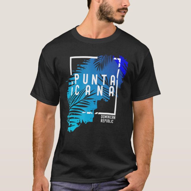 Punta Cana Vacation Punta Cana Souvenirs Dominican T-Shirt (Front)