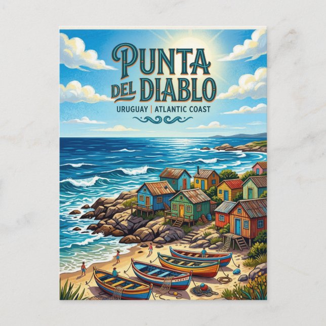 Punta del Diablo Postcard (Front)