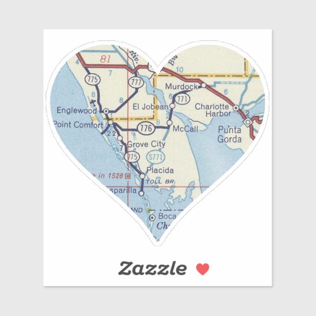 Punta Gorda Florida Sticker (Sheet)